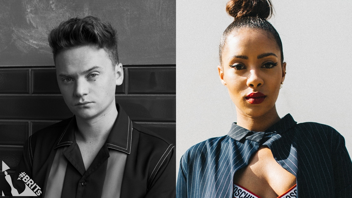 Conor Maynard and Yasmin Evans