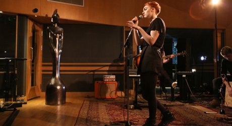 Chlöe Howl performing 'Disappointed' at Abbey Road