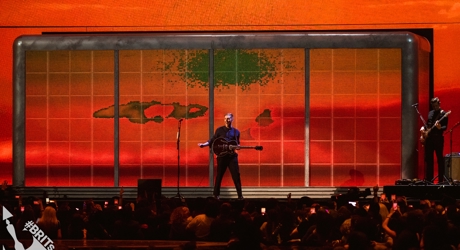 George Ezra performing at The BRIT<span class='lowercase'>s</span> 2019 (1)