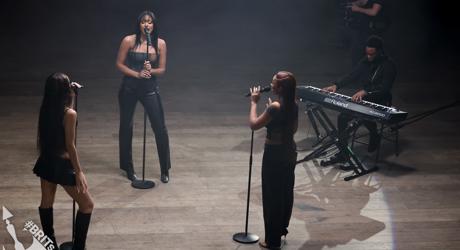 FLO perform at the 2023 BRITs Rising Star Sessions