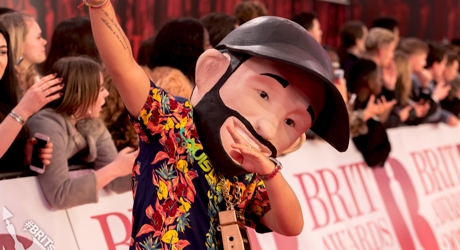 Jax J on The BRIT<span class='lowercase'>s</span> 2018 Red Carpet