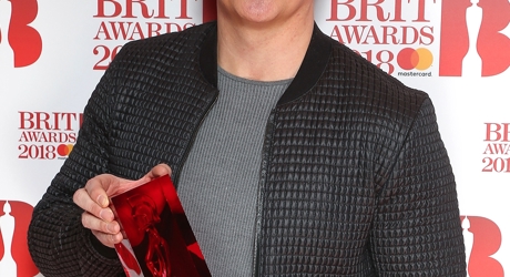 Steve Mac on The BRIT<span class='lowercase'>s</span> 2018 Nominations Show Red Carpet.