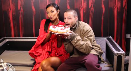 Liam Payne joins Maya Jama backstage at The BRIT<span class='lowercase'>s</span> 2018 Nominations Launch