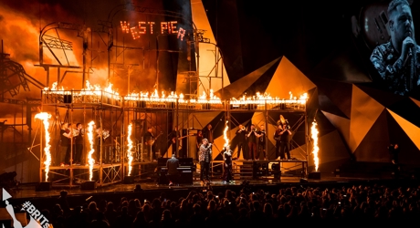 Rag'n'Bone Man & Jorja Smith on stage at The BRIT<span class='lowercase'>s</span> 2018