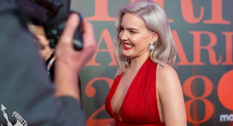 Anne Marie on The BRIT<span class='lowercase'>s</span> 2018 Red Carpet