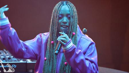 Nia Archives performs at the BRITs 2022 Rising Star Sessions
