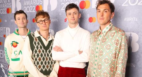 Glass Animals at the 2022 BRITs Nominations Show