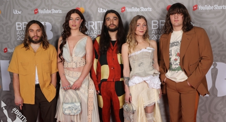 Wet Leg on the 2023 BRIT Awards red carpet (1)