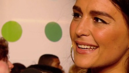 Rizzle Kicks chat with Jessie Ware on the 2013 red carpet