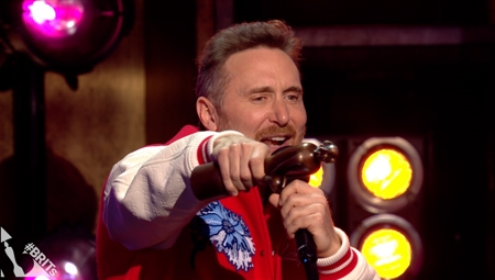 David Guetta Receiving the Award for Producer of the Year
