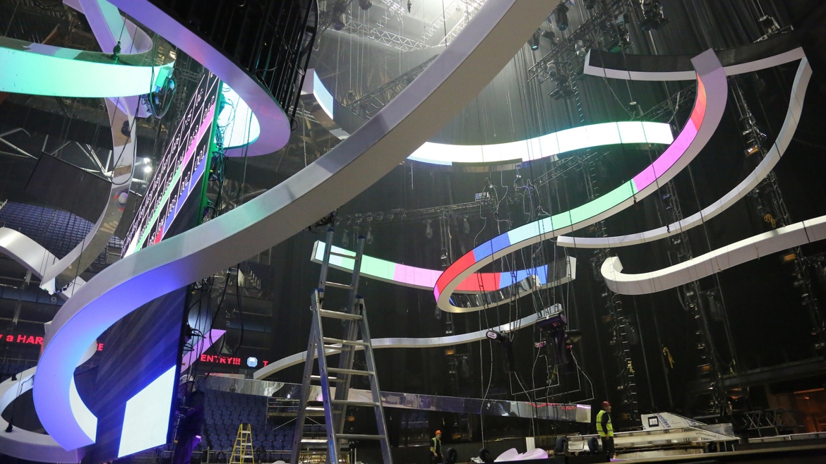 2013 BRIT Awards Stage Construction!