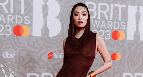 Rina Sawayama on the 2023 BRIT Awards red carpet