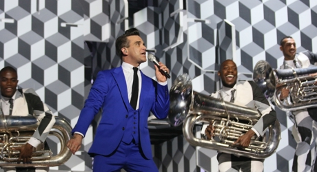 Robbie Williams BRITs 2013