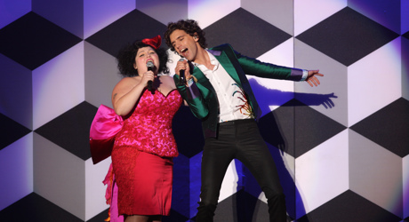 Mika & Beth Ditto - The BRITs 2008