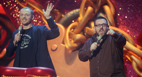 Simon Pegg & Nick Frost - The BRITs 2007