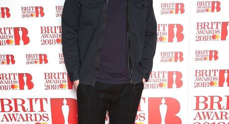 Professor Green on The BRIT<span class='lowercase'>s</span> 2018 Nominations Show Red Carpet.