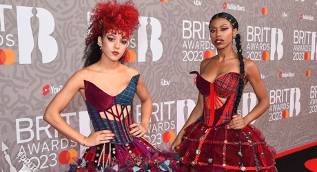 Nova Twins on the 2023 BRIT Awards red carpet