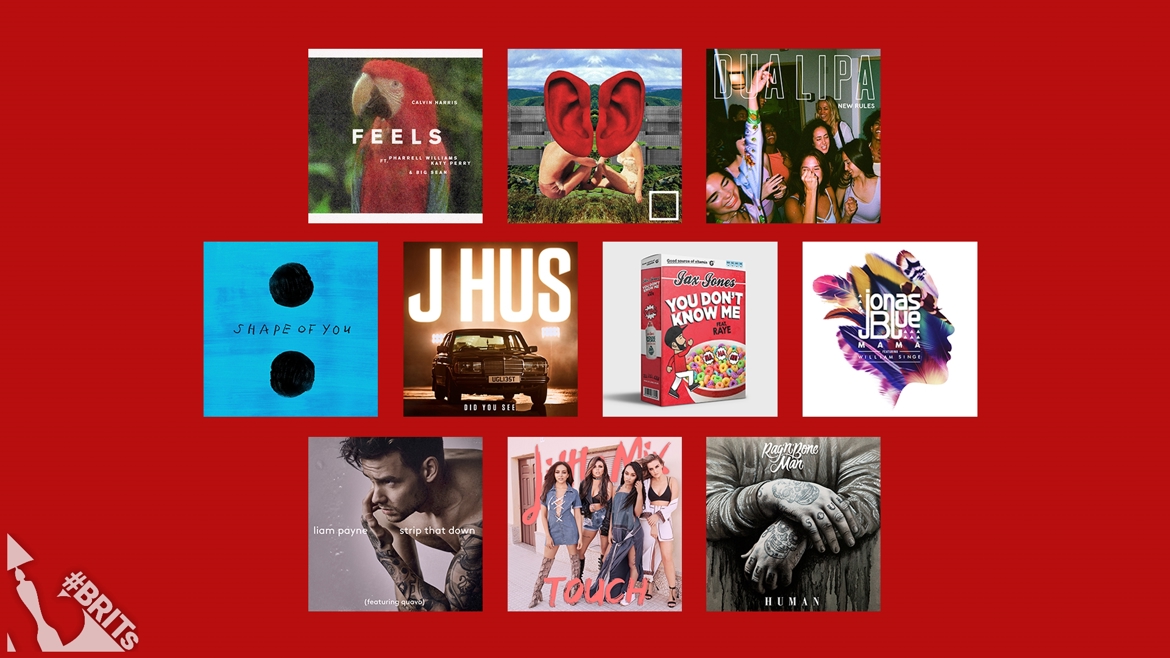 2018 BRIT Award British Single Nominees