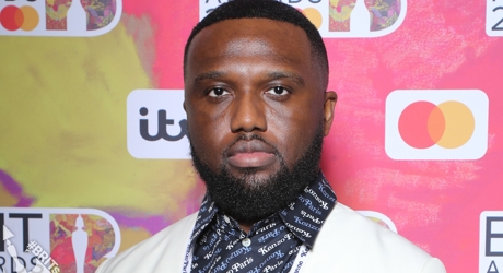 Headie One on the BRIT Awards 2024 Red Carpet (1)