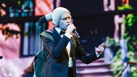 The 1975 performing at The BRIT<span class='lowercase'>s</span> 2019