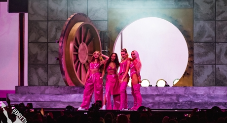 Little Mix performing at The BRIT<span class='lowercase'>s</span> 2019 (1)