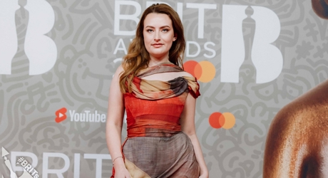 Amelia Dimoldenberg on the 2023 BRIT Awards red carpet