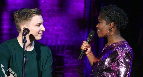 George Ezra and Clara Amfo