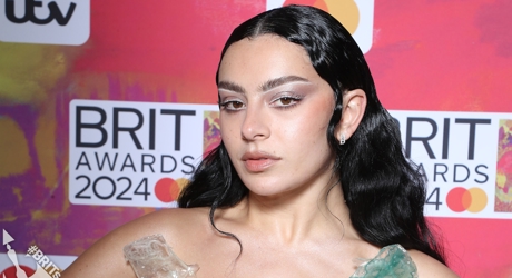 Charli XCX on the BRIT Awards 2024 Red Carpet