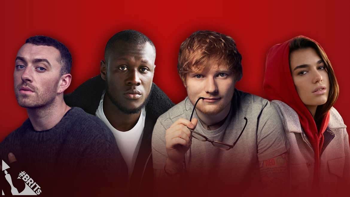 Sam Smith, Stormzy, Ed Sheeran and Dua Lipa