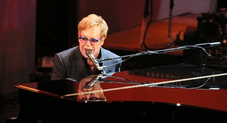 Elton John performing at BRITs Icon Award Show (3)