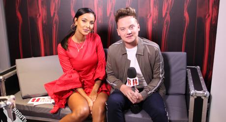 Conor Maynard joins Maya Jama backstage at The BRIT<span class='lowercase'>s</span> 2018 Nominations Launch