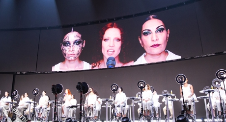 Jess Glynne performing at The BRIT<span class='lowercase'>s</span> 2019 (3)