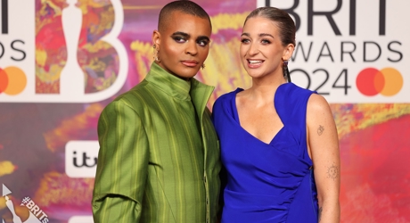 Layton Williams and Harriet Rose on the BRIT Awards 2024 Red Carpet (1)