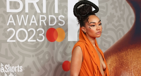 Leigh-Anne Pinnock on the 2023 BRIT Awards red carpet