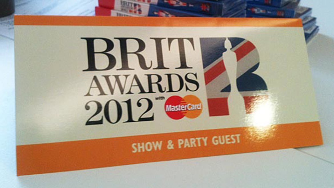 BRITs tickets