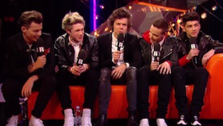 Backstage: One Direction chats post-BRITs 2013