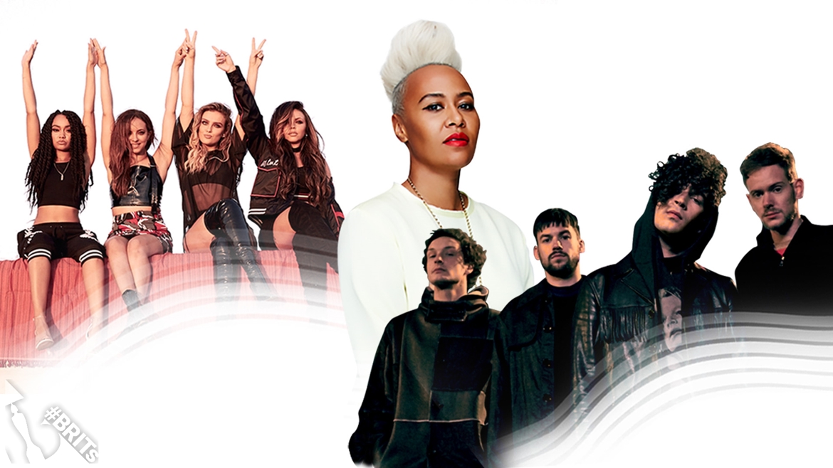 Little Mix, Emeli Sande and The 1975.