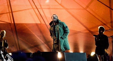Liam Gallagher on stage at The BRIT<span class='lowercase'>s</span> 2018 (1)