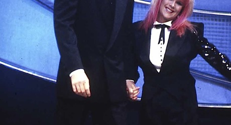 Mick Fleetwood, Sam Fox, BRITS 1989