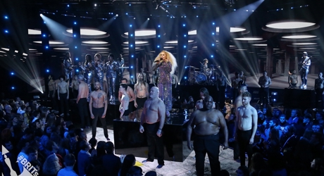 Paloma Faith on stage at The BRIT<span class='lowercase'>s</span> 2018 Nominations Show