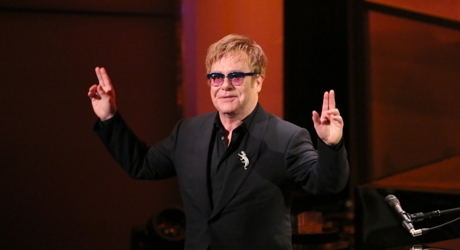 Elton John performing at BRITs Icon Award Show (1)