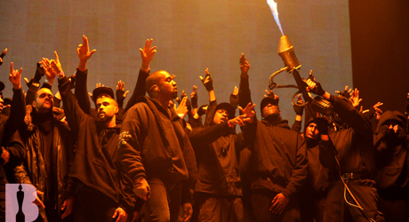 Kanye West live at The BRIT Awards 2015 (1)