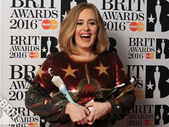 Adele at The BRITs 2016